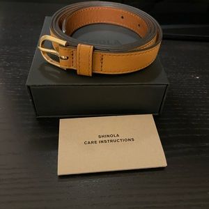 Shinola Leather Belt